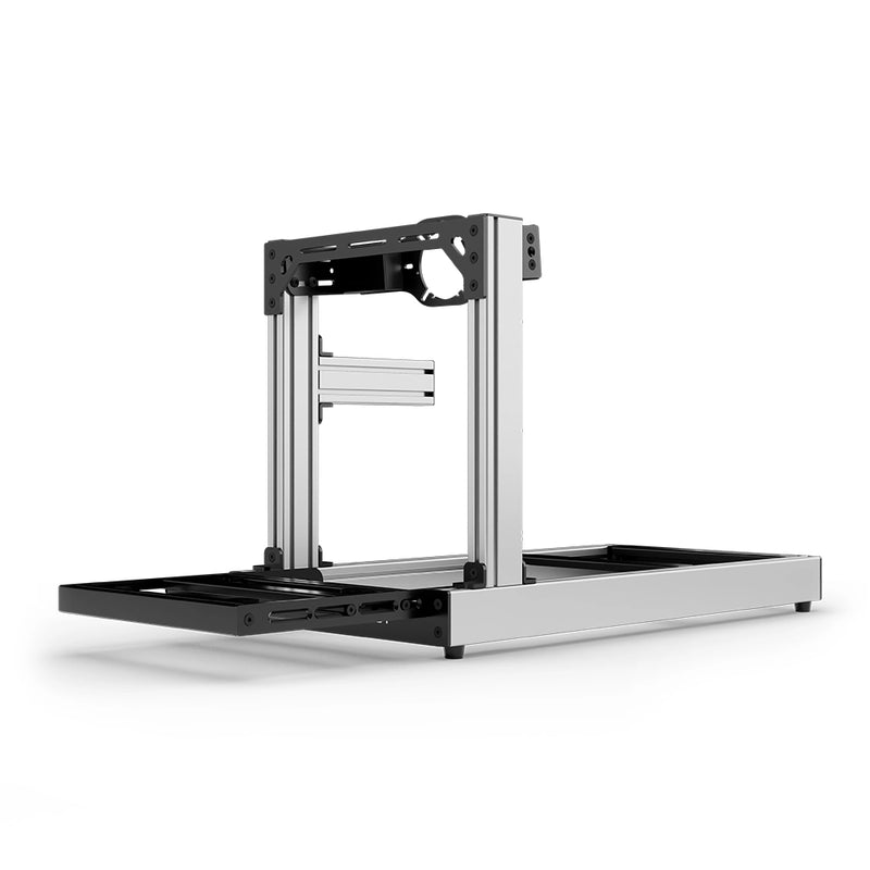 Aluminum Sim Racing Cockpit Club Silver | SIMGASM - Front Mount