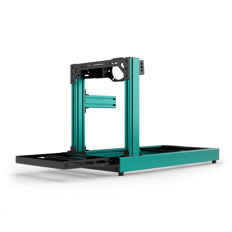 Aluminium Sim Racing Cockpit Club Groen | SIMGASM - Front Mount