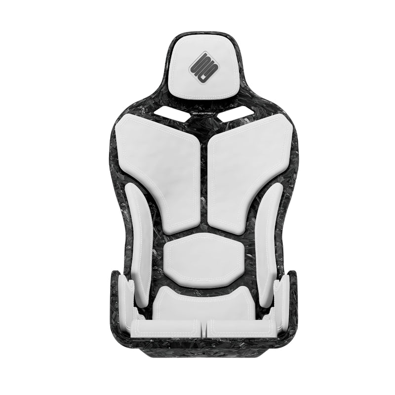 Sim Racing Seat Atlas Formula - Carbon | SIMGASM - White