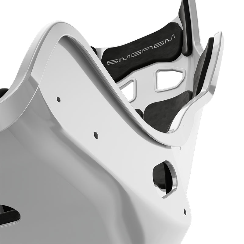 Sim Racing Seat Atlas Gran Turismo - White | SIMGASM