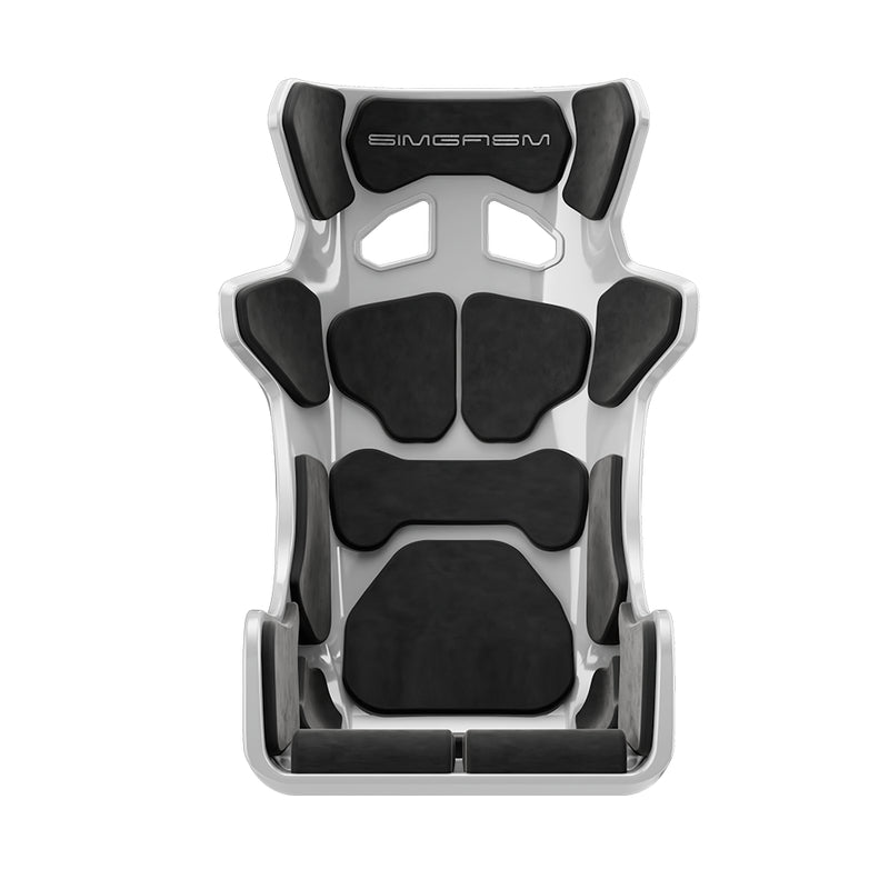Sim Racing Seat Atlas Gran Turismo - White | SIMGASM - Black