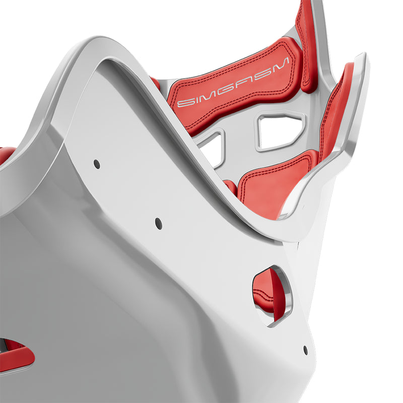Sim Racing Seat Atlas Gran Turismo - White | SIMGASM