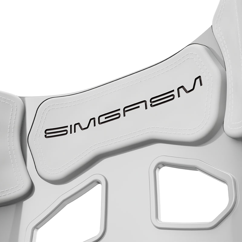Sim Racing Seat Atlas Gran Turismo - White | SIMGASM