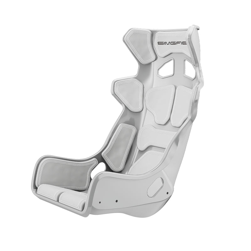 Sim Racing Seat Atlas Gran Turismo - White | SIMGASM