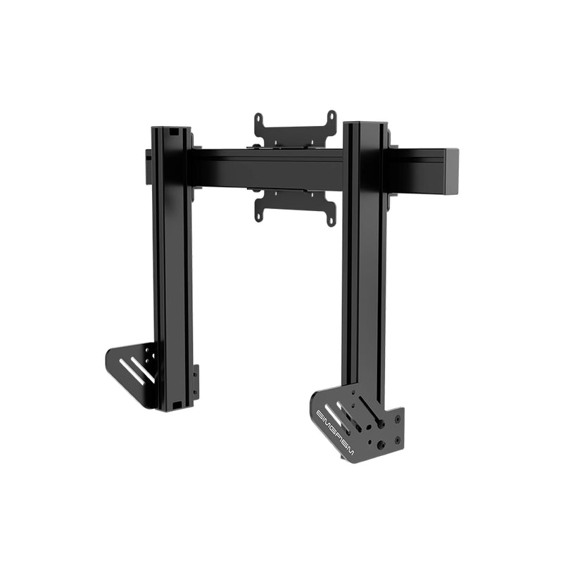 Integrated Single Monitor stand Vesa 75/200 Apex - Black | SIMGASM