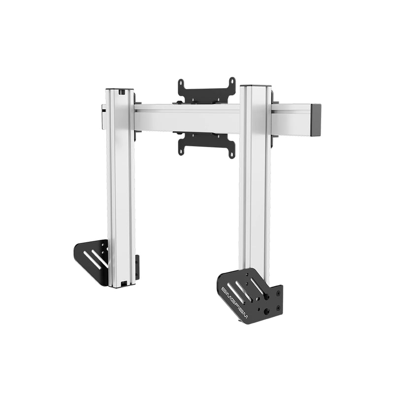 Integrated Single Monitor stand Vesa 75/200 Apex - White | SIMGASM