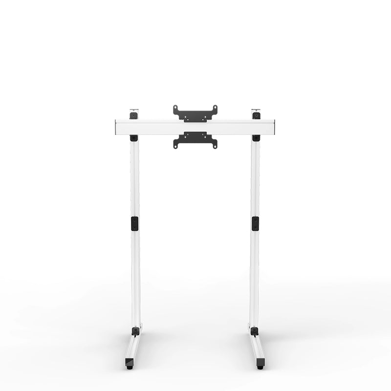 Free Standing Single Monitor Stand Vesa 75/200 Apex - White | SIMGASM