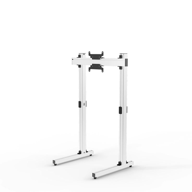Free Standing Single Monitor Stand Vesa 75/200 Apex - White | SIMGASM