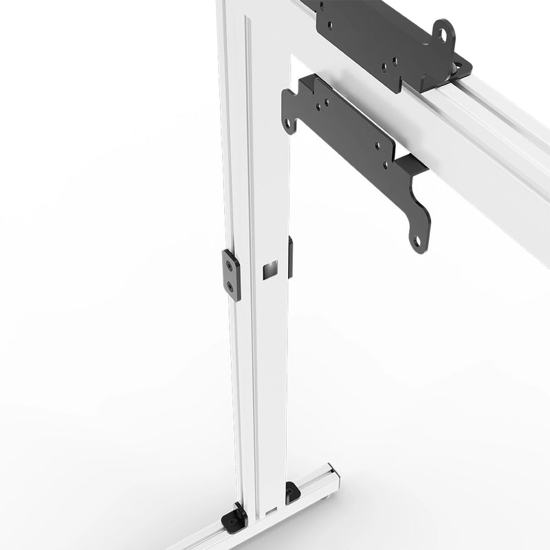 Free Standing Single Monitor Stand Vesa 75/200 Apex - White | SIMGASM