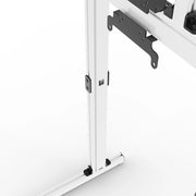 Free standing double monitor stand vesa 75/200 Apex - White | SIMGASM
