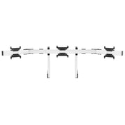 Integrated triple monitor stand Vesa 75/200 Apex - White | SIMGASM