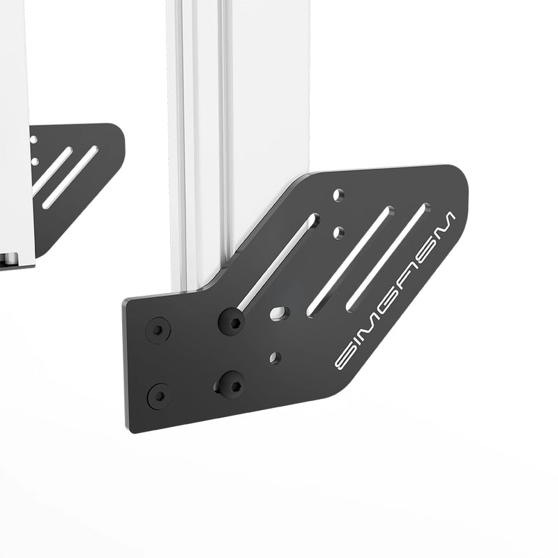 Integrated triple monitor stand Vesa 75/200 Apex - White | SIMGASM