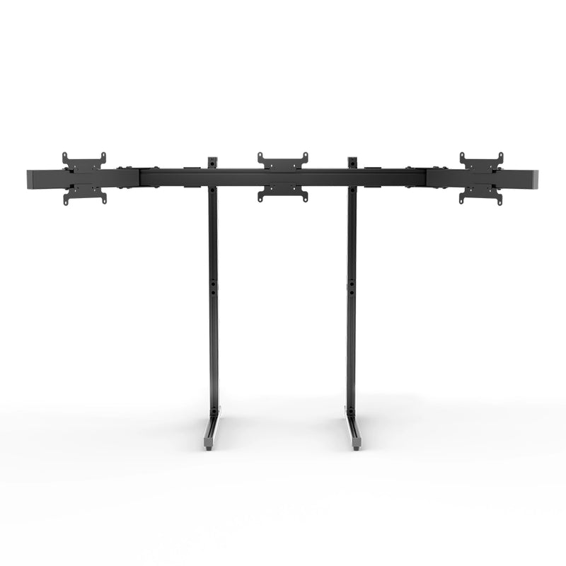 Free standing triple monitor stand vesa 75/200 Apex - Black | SIMGASM