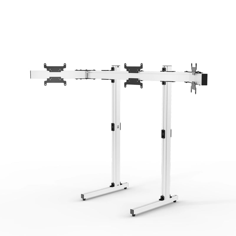 Free standing triple monitor stand vesa 75/200 Apex - White | SIMGASM