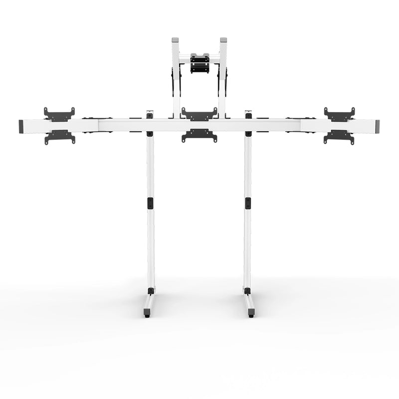 Free standing quad monitor stand vesa 75/200 Apex - White | SIMGASM