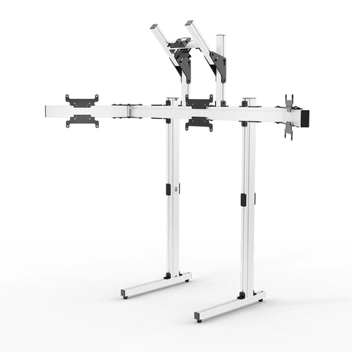 Free standing quad monitor stand vesa 75/200 Apex - White | SIMGASM