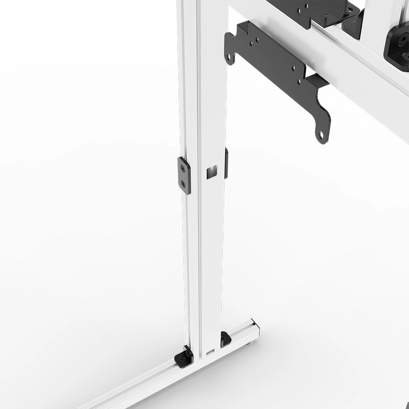 Free standing quad monitor stand vesa 75/200 Apex - White | SIMGASM