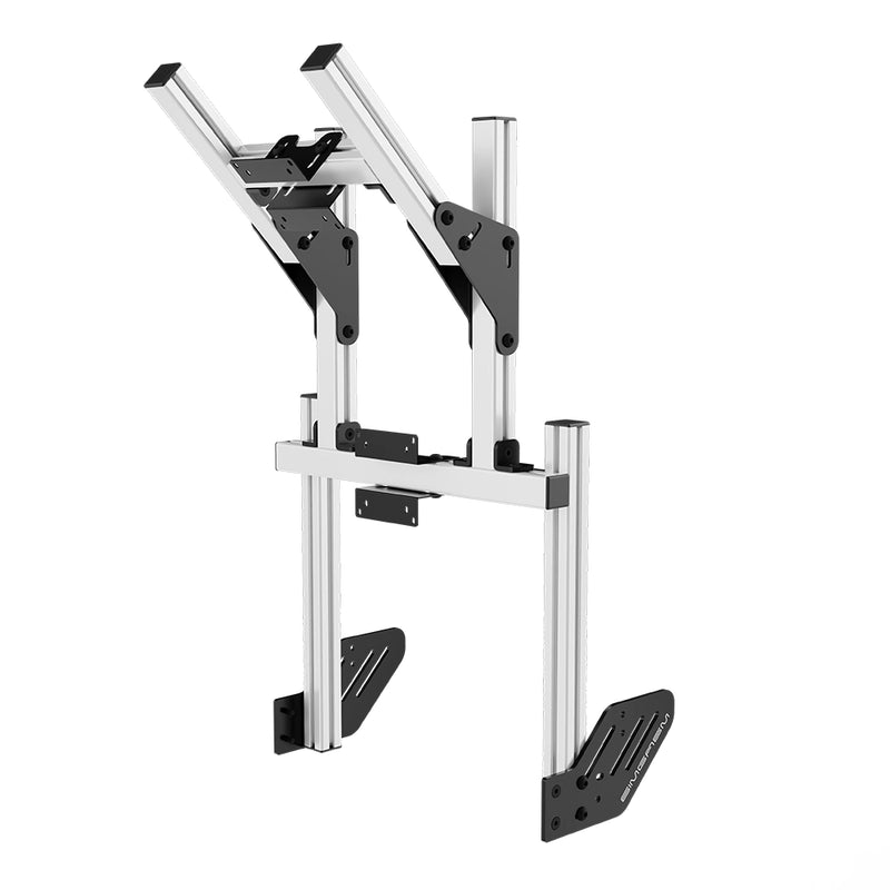 Geïntegreerde dubbele monitorstand VESA 75/100 Core - Wit | SIMGASM