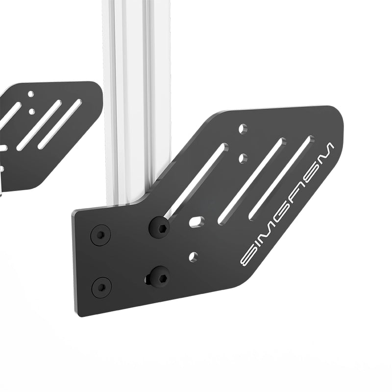 Geïntegreerde dubbele monitorstand VESA 75/100 Core - Wit | SIMGASM