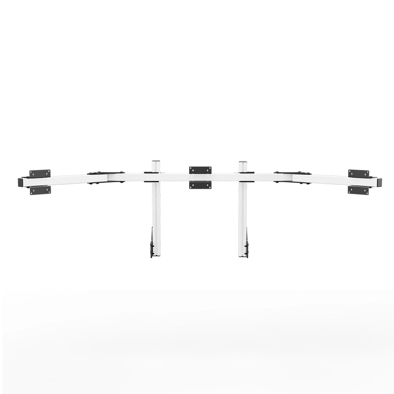 Integrated triple monitor stand 75/100 Core - White | SIMGASM