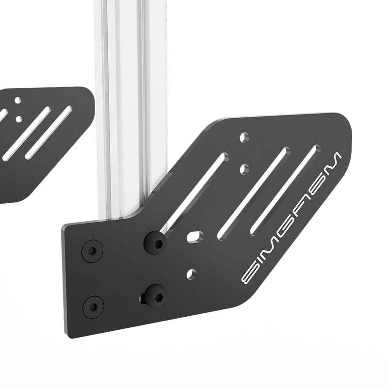 Integrated quad monitor stand vesa 75/100 Core - White | SIMGASM