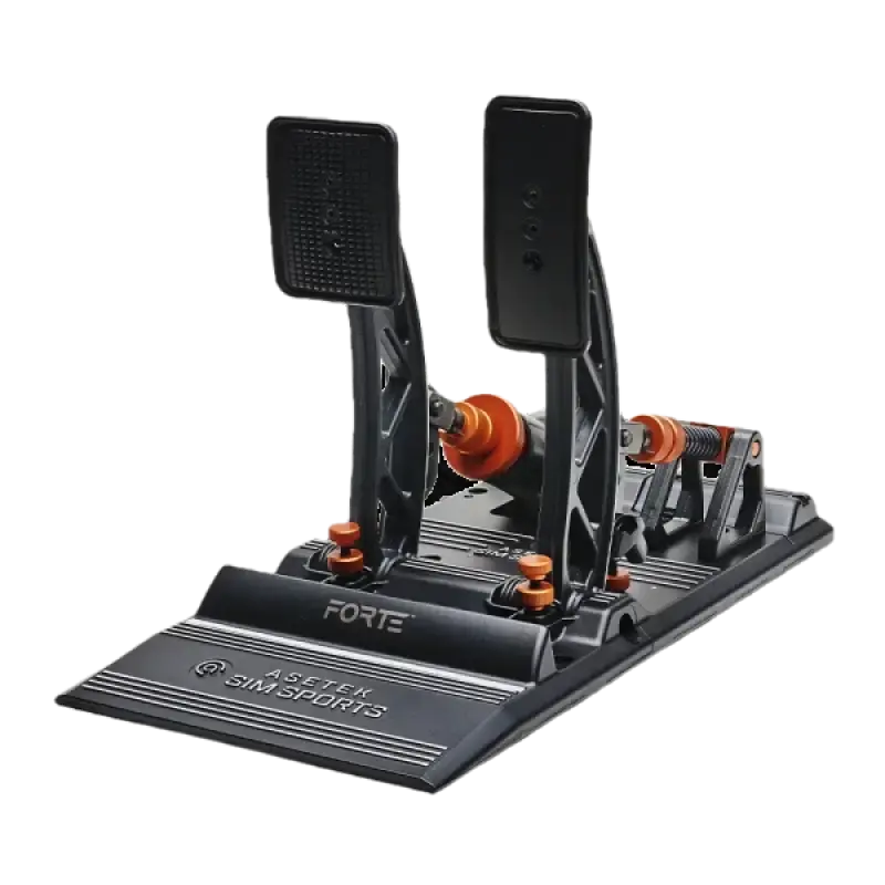 Asetek SimSports Forte™ Sim Racing Pedals Brake and Throttle - Sim Pedals