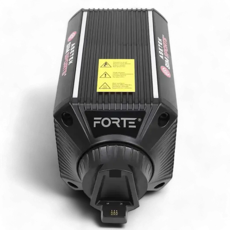 Asetek SimSports Forte Wheelbase (18Nm) + Forte Formula Wheel - Wheel Base + Wheel