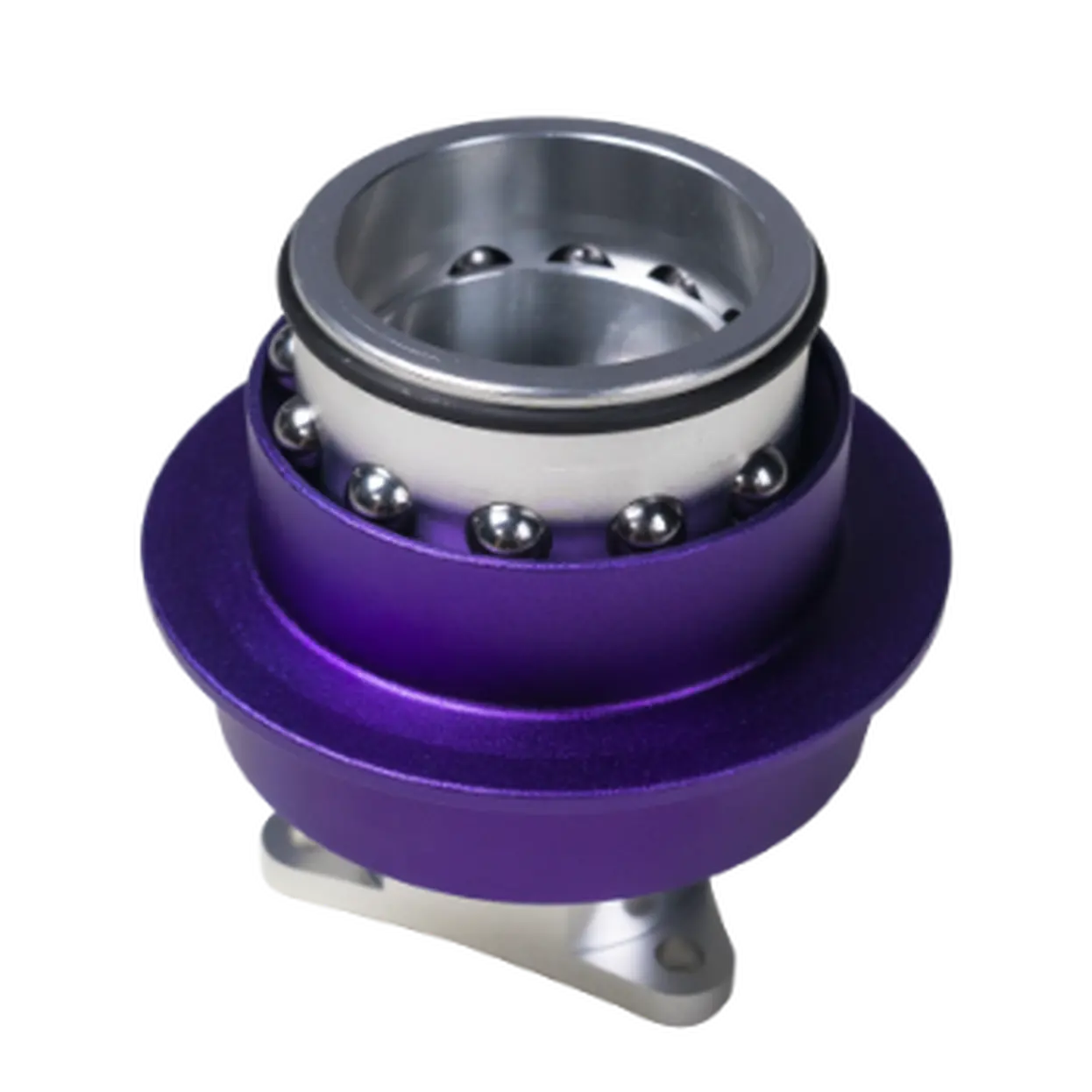 Conspit CDR Quick Release Adapter – 50 mm PCD (Purple / Silver) - Quick release Adapter