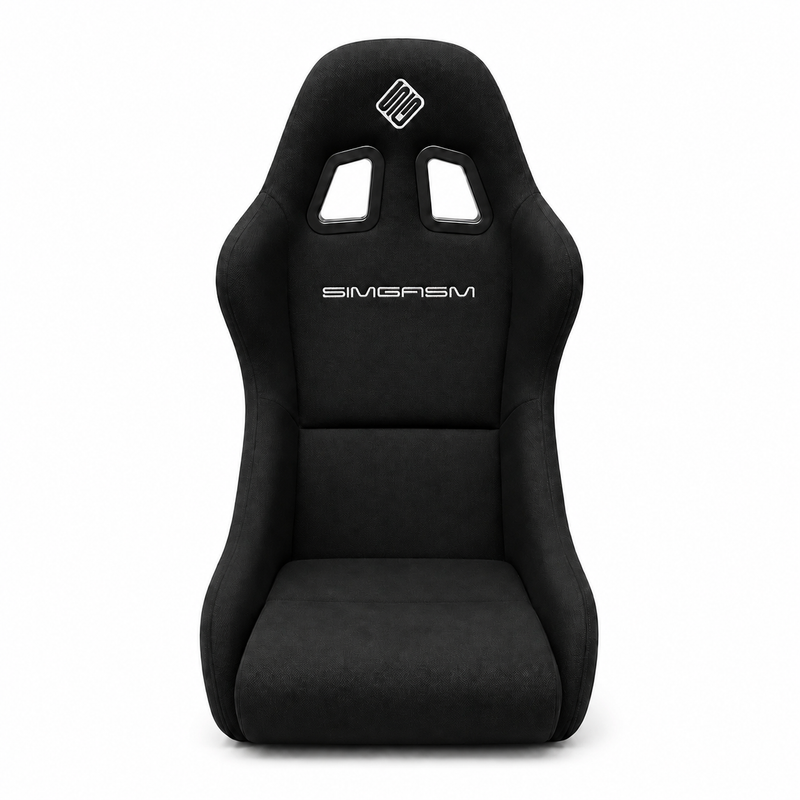 Core Bucket Racing Seat - Black | SIMGASM