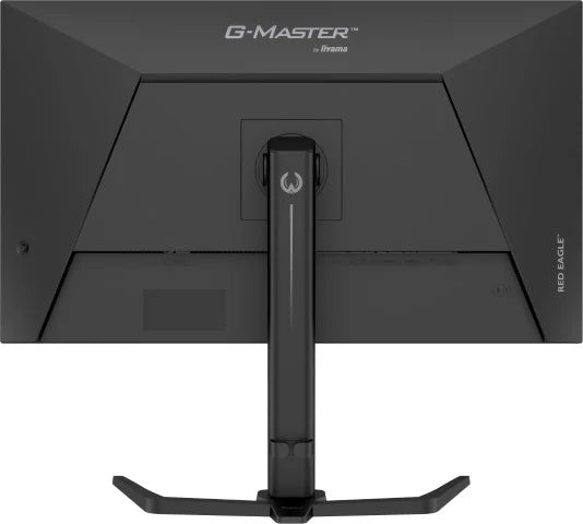 Rear view of the IIYAMA GB3272QSU-B1 monitor and height-adjustable stand
