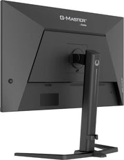 Rear three-quarter view of the IIYAMA GB3272QSU-B1 monitor with its height-adjustable stand
