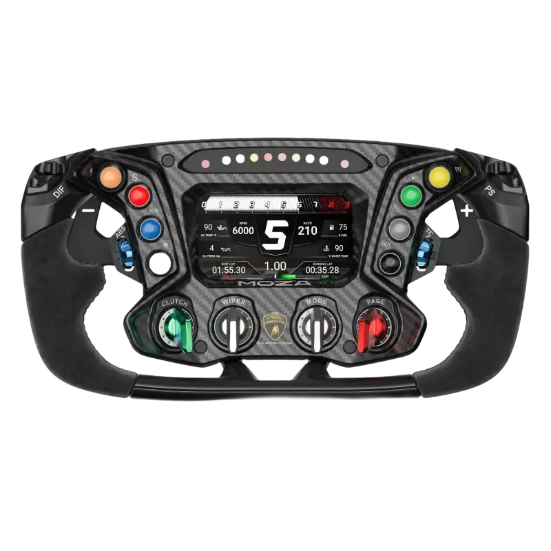 Moza Racing Automobili Lamborghini Squadra Corse Essenza SCV12 Steering Wheel - Steering Wheel