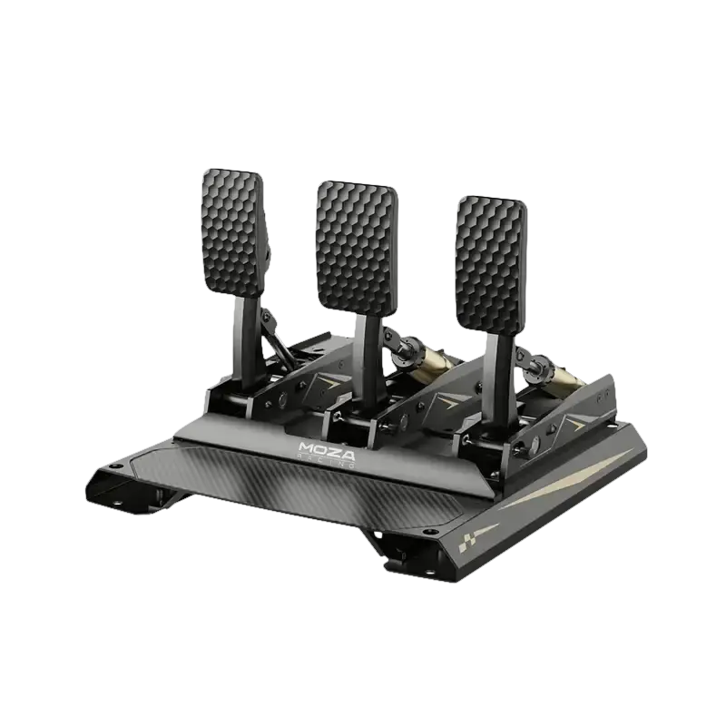 Moza Racing CRP2 Load Cell Pedals - 3 Pedals (Throttle + Brake + Clutch) - Sim Pedals