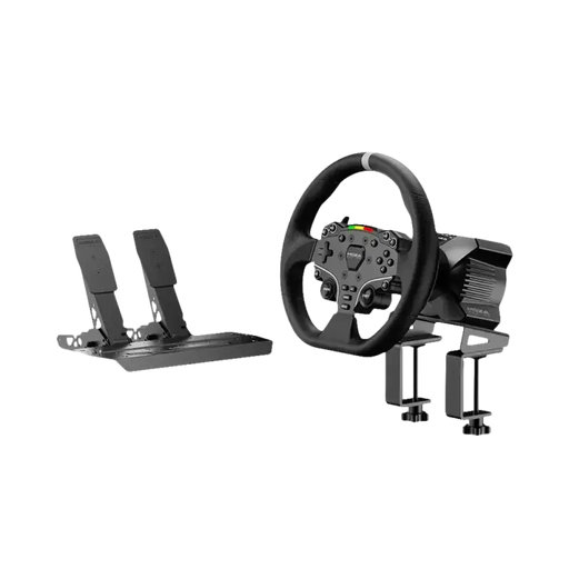 Moza Racing R3 Racing Wheel and Pedals for (PC Only) - Wheel Base + Wheel + Pedal Bundle