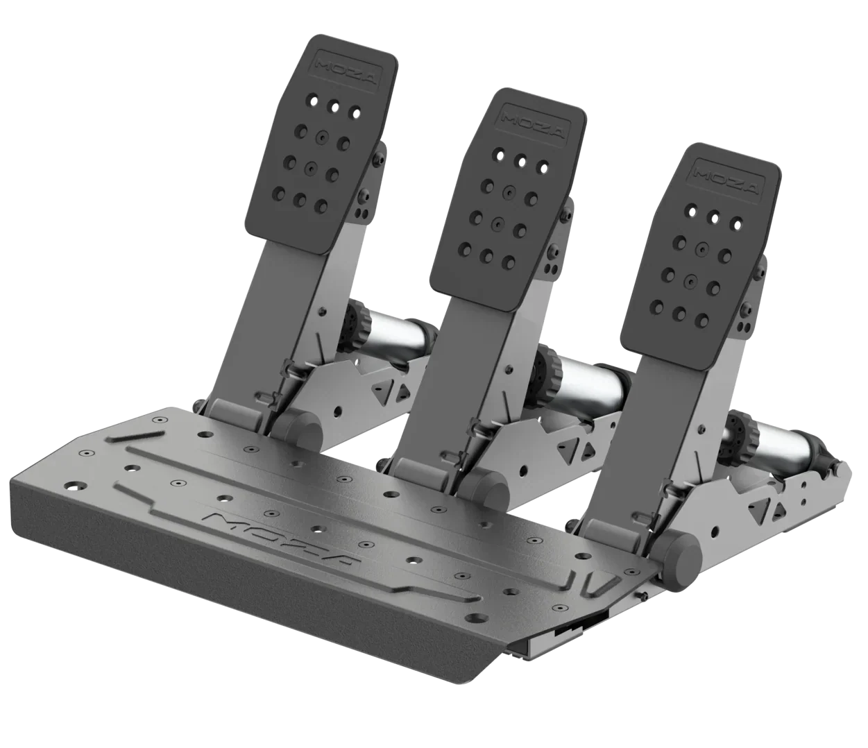 MOZA Racing SRP2 Loadcell Pedals - 3 Pedals (Throttle + Brake + Clutch) - Sim Pedals
