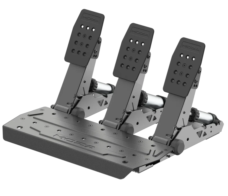 MOZA Racing SRP2 Loadcell Pedals - 3 Pedals (Throttle + Brake + Clutch) - Sim Pedals