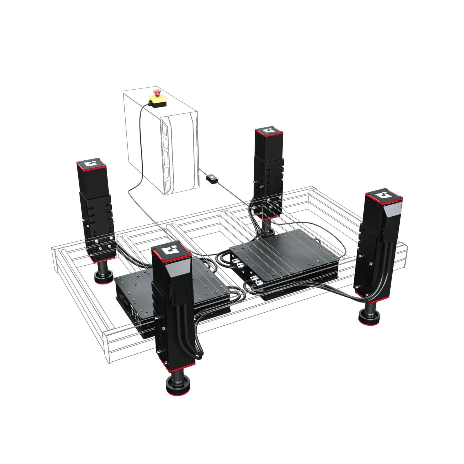 Qubic System - QS-210-PL 3-DOF 4 Axis Motion system - Motion System