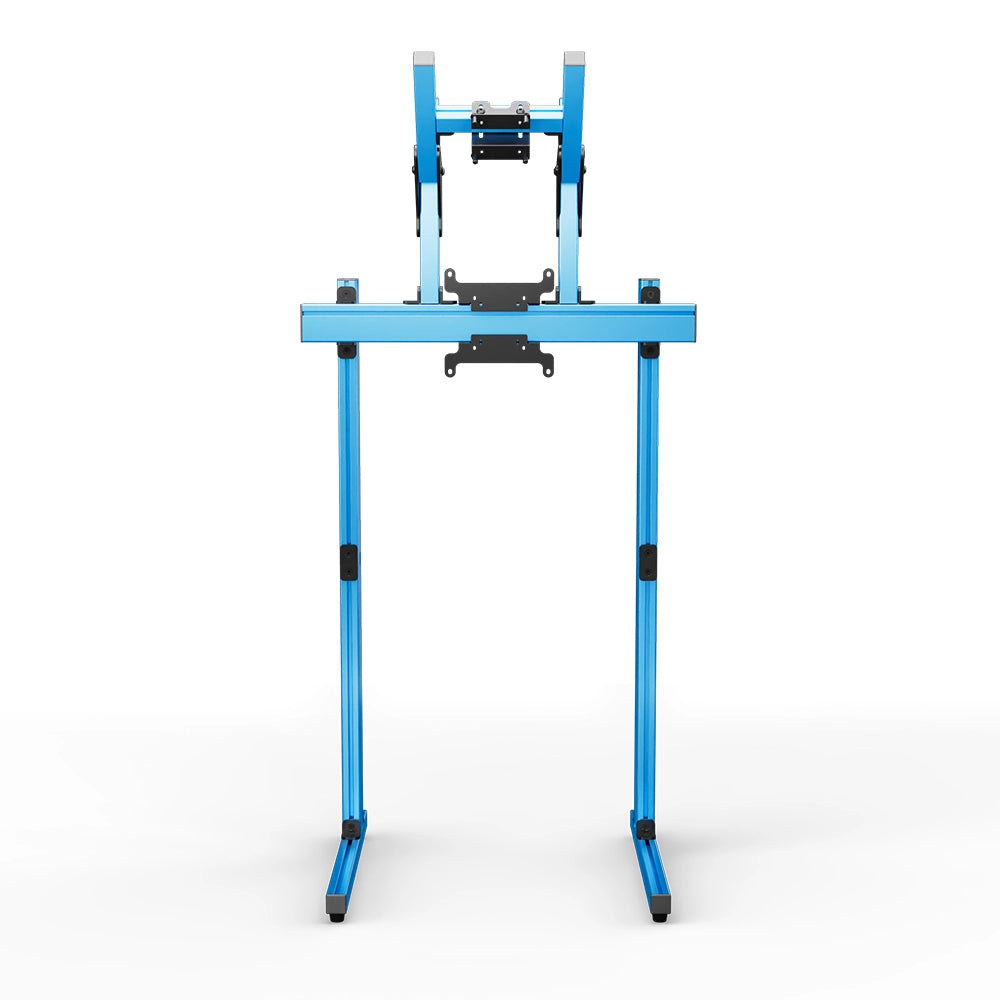 SIMGASM Apex Free Standing Double Monitor Stand VESA 75/200 in blue, overview