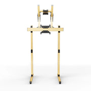 SIMGASM Apex Free Standing Double Monitor Stand VESA 75/200 in gold, overview