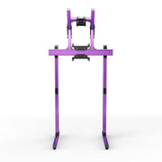 SIMGASM Apex Free Standing Double Monitor Stand VESA 75/200 in purple, overview