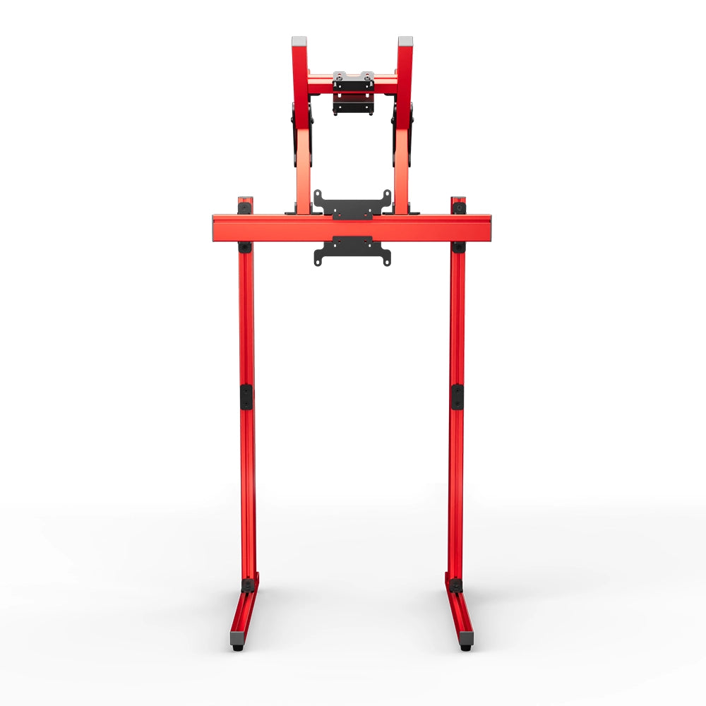 SIMGASM Apex Free Standing Double Monitor Stand VESA 75/200 in red, overview