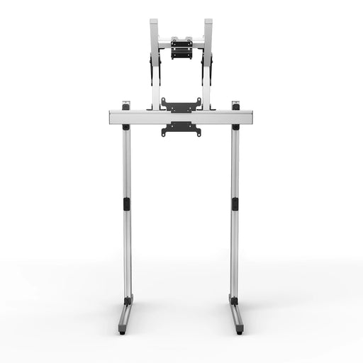 SIMGASM Apex Free Standing Double Monitor Stand VESA 75/200 in silver, overview
