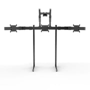 SIMGASM | Apex Free standing quad monitor stand vesa 75/200 - Black