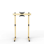 SIMGASM Apex Free Standing Single Monitor Stand VESA 75/200 in gold, overview