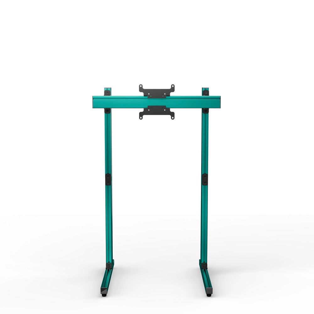 SIMGASM Apex Free Standing Single Monitor Stand VESA 75/200 in green, overview