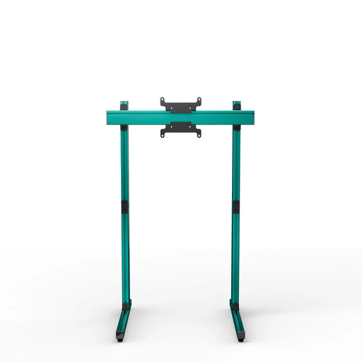 SIMGASM Apex Free Standing Single Monitor Stand VESA 75/200 in green, overview