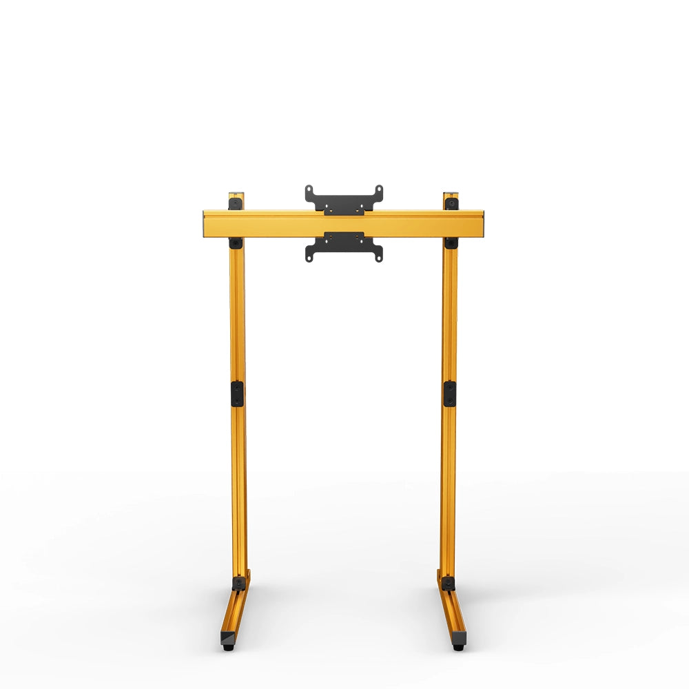 SIMGASM Apex Free Standing Single Monitor Stand VESA 75/200 in orange, overview