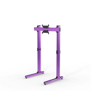 SIMGASM Apex Free Standing Single Monitor Stand VESA 75/200 in purple, angled view