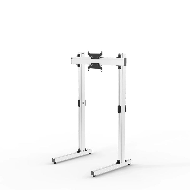 SIMGASM | Apex Free Standing Single Monitor Stand Vesa 75/200 - White