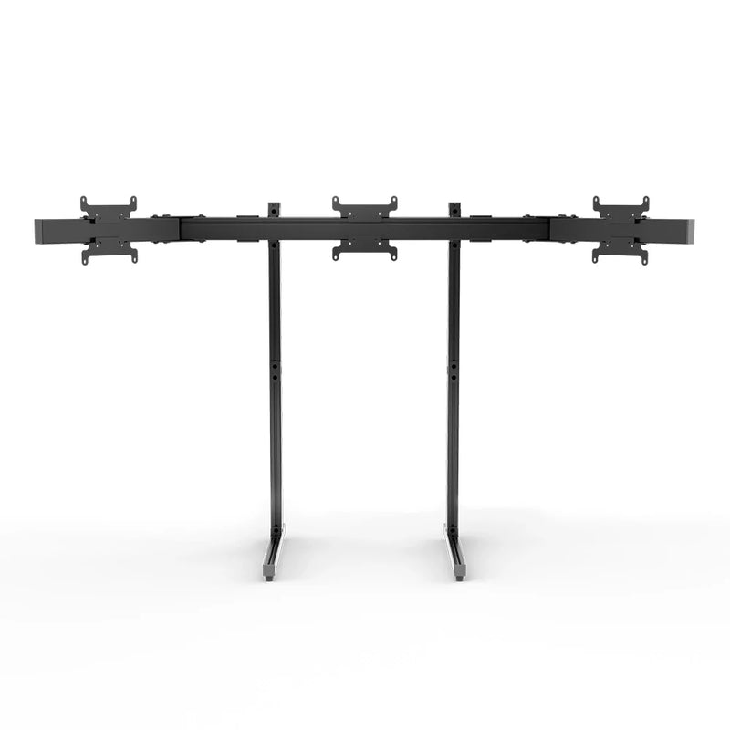 SIMGASM | Apex Free standing triple monitor stand vesa 75/200- Black